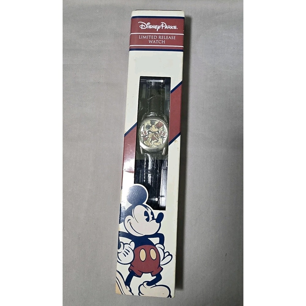 Disney Parks Limited Release Mickey Mouse "1928" 43mm Quartz Watch